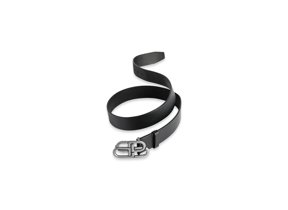 バレンシアガ BB エクストラ ラージ ベルト "ブラック" 6741811CH0B1000