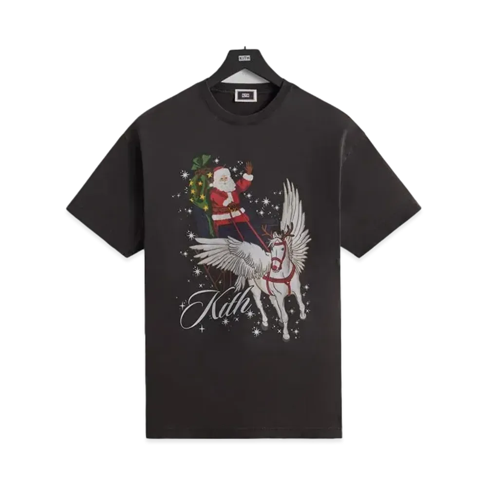 Kith Kithmas Sleigh Vintage Tee "Black"