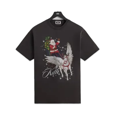 Kith Kithmas Sleigh Vintage Tee "Black"