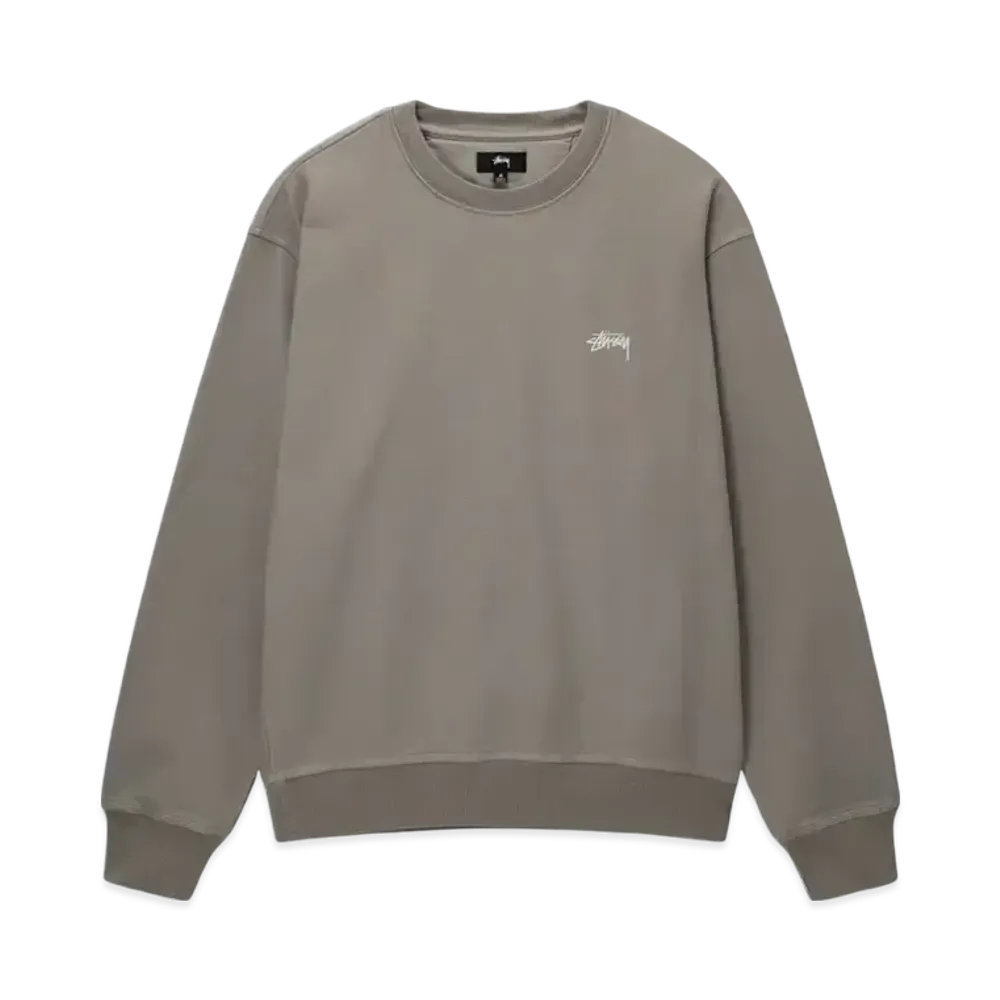 Stussy Stock Logo Crew Sweat "Sand"