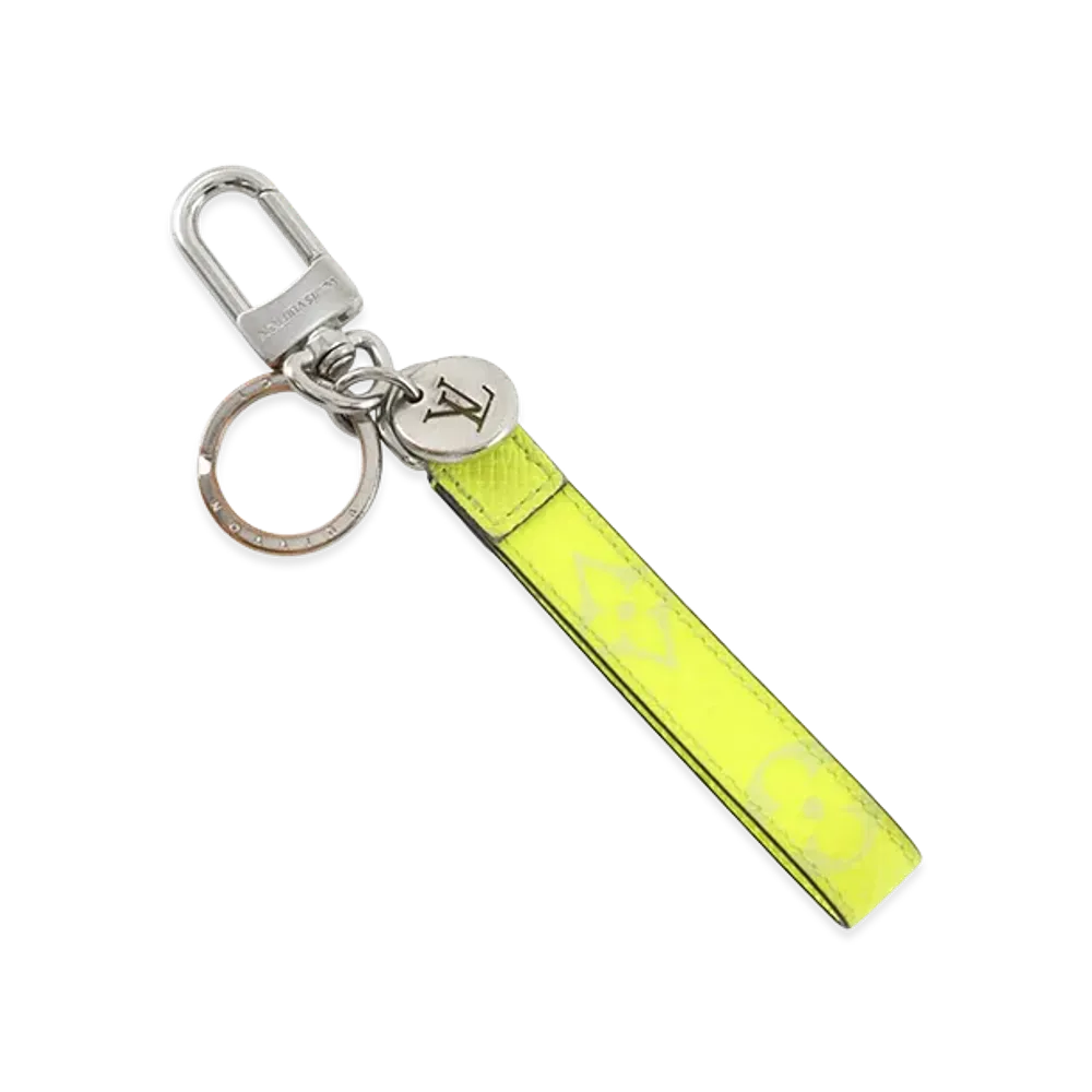 Louis Vuitton Key Holder Slim Dragonne Taigarama "Yellow"
