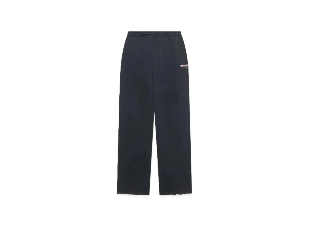 BALENCIAGA Women's Political Campaign Jogging Pants "Black"