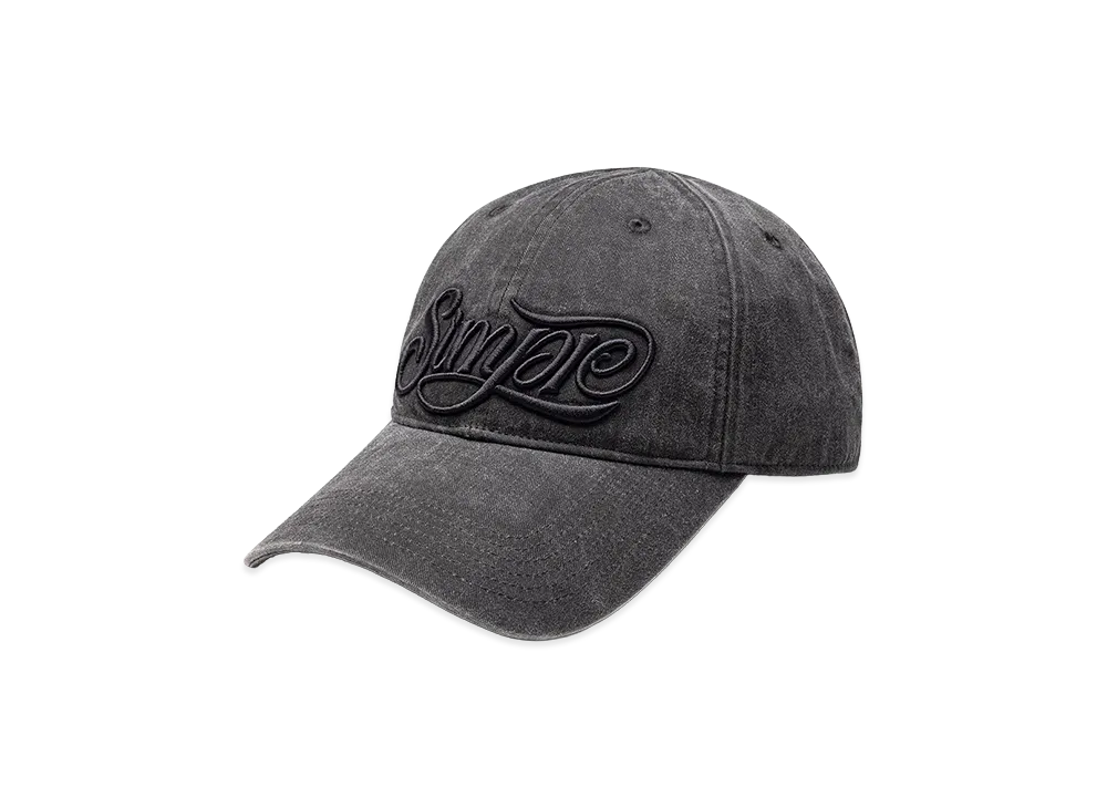 SUPPLIER Simple Is Life Logo Embroidery Cap "Black"