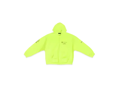 BALENCIAGA Wfp Zip-Up Hoodie Wide Fit "Yellow"