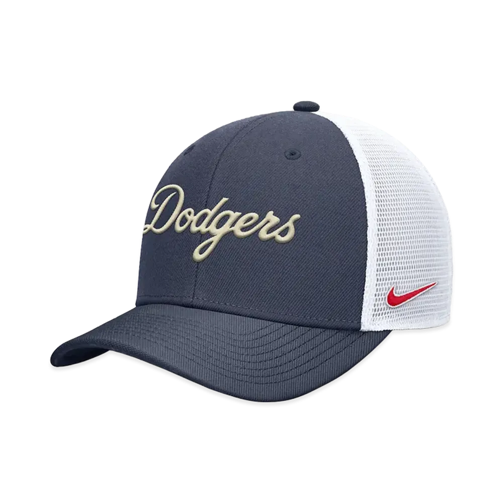 MLB x Nike Dodgers City Connect Dri-FIT Structured Trucker Cap "Blue/White"