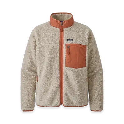 Patagonia Fleece Jacket "Natural/Red"