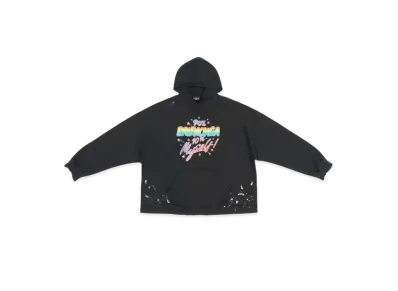 BALENCIAGA 90/10 Wide Fit Hoodie "Black"