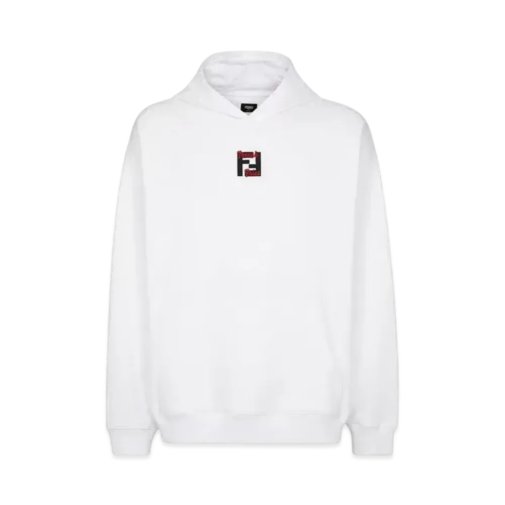 FENDI Men's Sweatshirt Cotton Fendilicious "White"