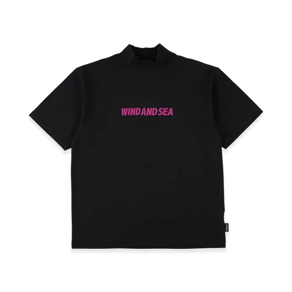 WIND AND SEA CT Mockneck (Cordura(R)) S/S Tee "BlackPink"