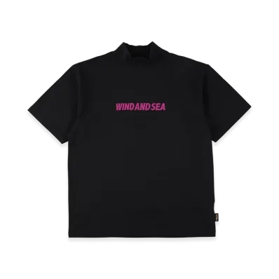 WIND AND SEA CT Mockneck (Cordura(R)) S/S Tee "BlackPink"