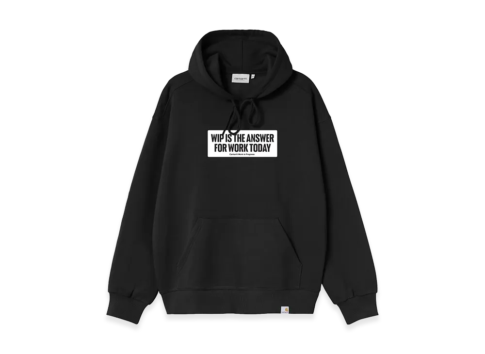 Carhartt WIP Hooded Bumper Sticker Sweat "Black"