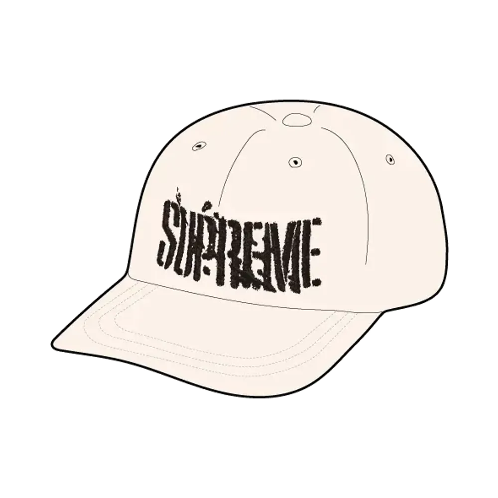 Supreme Splatter 6-Panel "Stone"