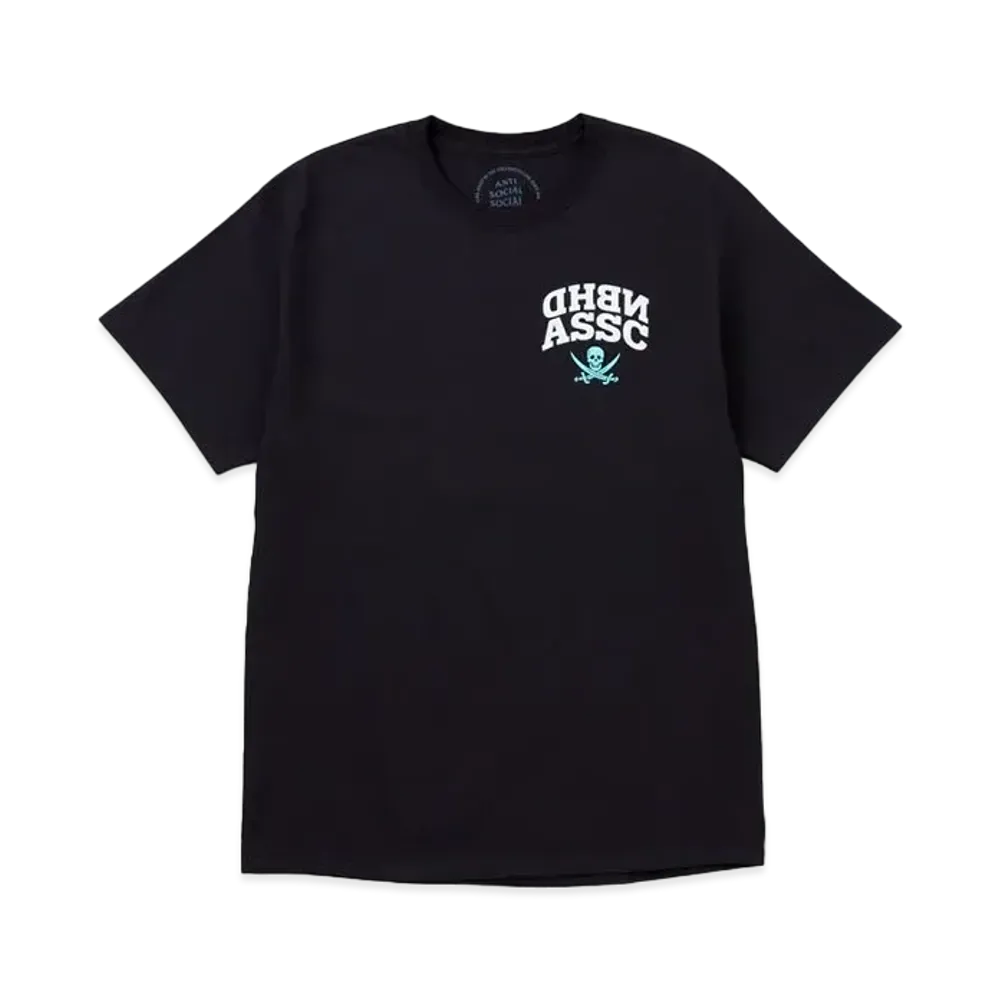 NEIGHBORHOOD NH x ASSC . Tee SS-2 "Black/Blue"