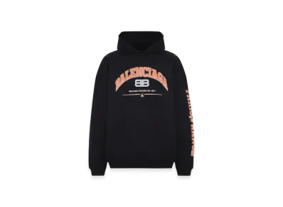 BALENCIAGA Women's Maison BALENCIAGA Wide Fit Hoodie "Black"