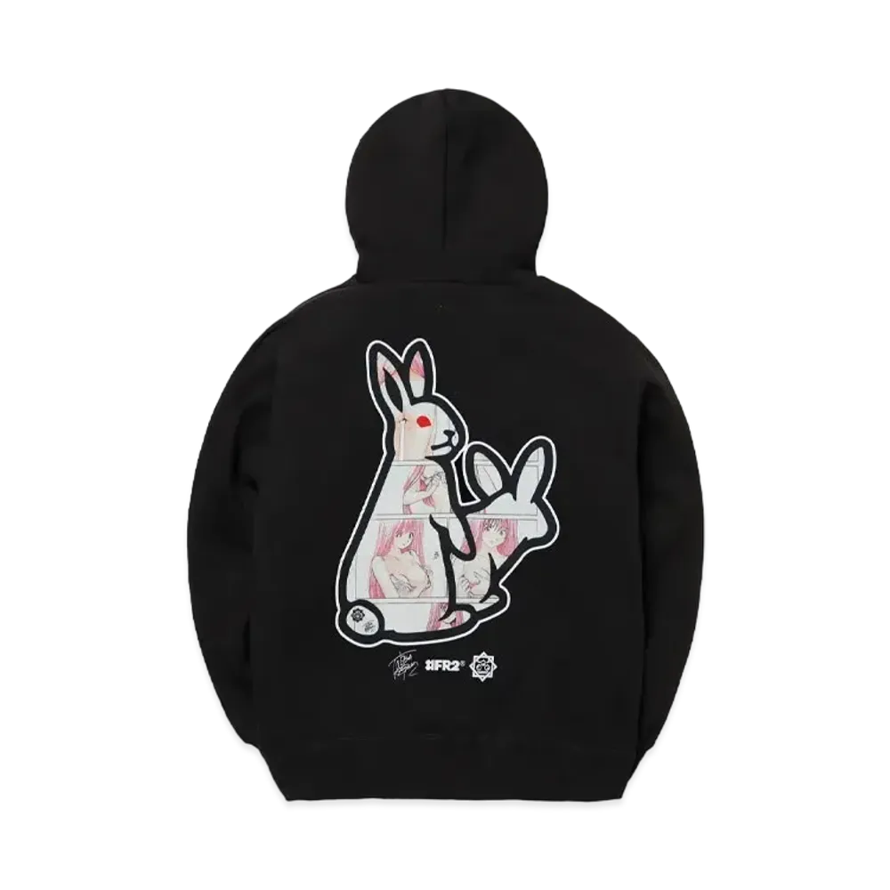 FR2 x Tatsuya Egawa x Shota Nakatsugawa Back Icon Hoodie "Black"