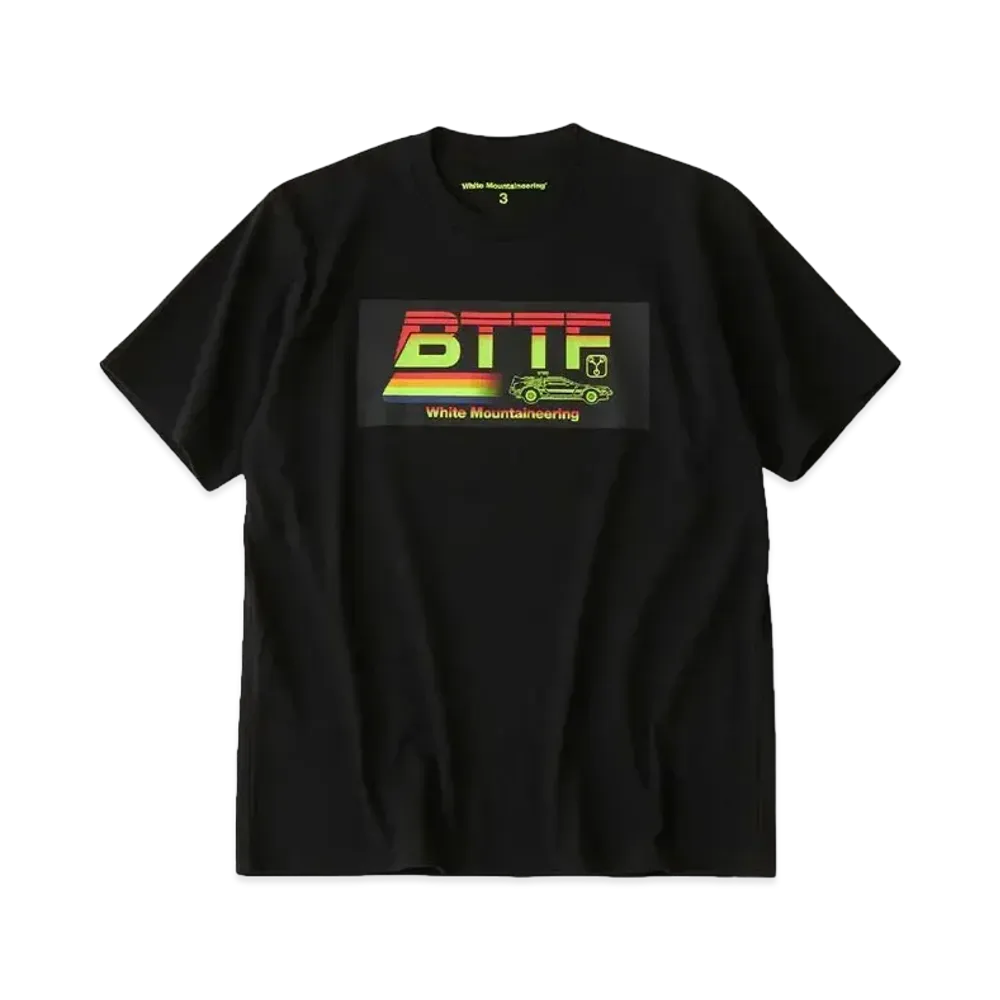 White Mountaineering BTTF T-SHIRT "BLACK"