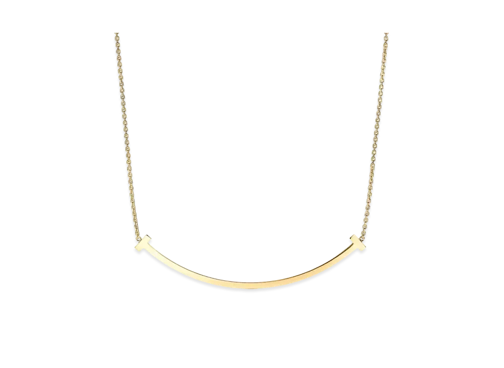 Tiffany & Co. Tiffany T Extra Large Smile Pendant 18K "Gold"
