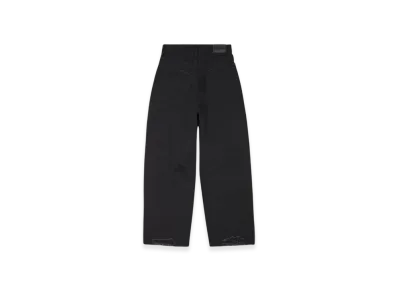 BALENCIAGA Large Baggy Trousers in Japanese Denim "Black"