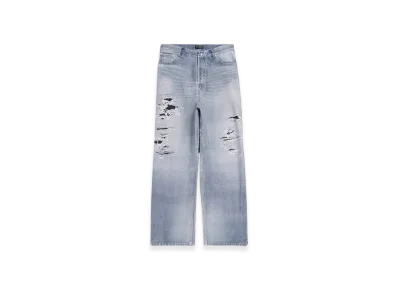 BALENCIAGA Trompe Loeil Denim Pants "Blue"