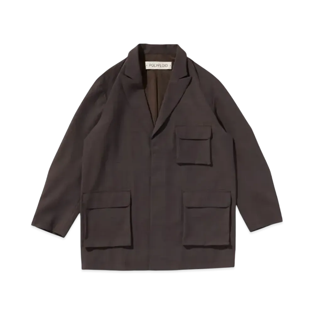 Graphpaper Long Jacket C "Dark Brown"