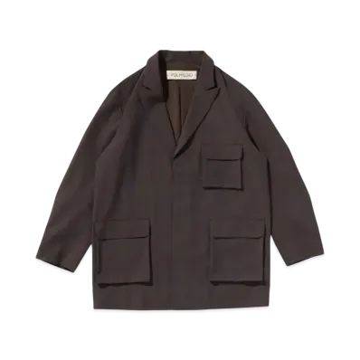 Graphpaper Long Jacket C "Dark Brown"