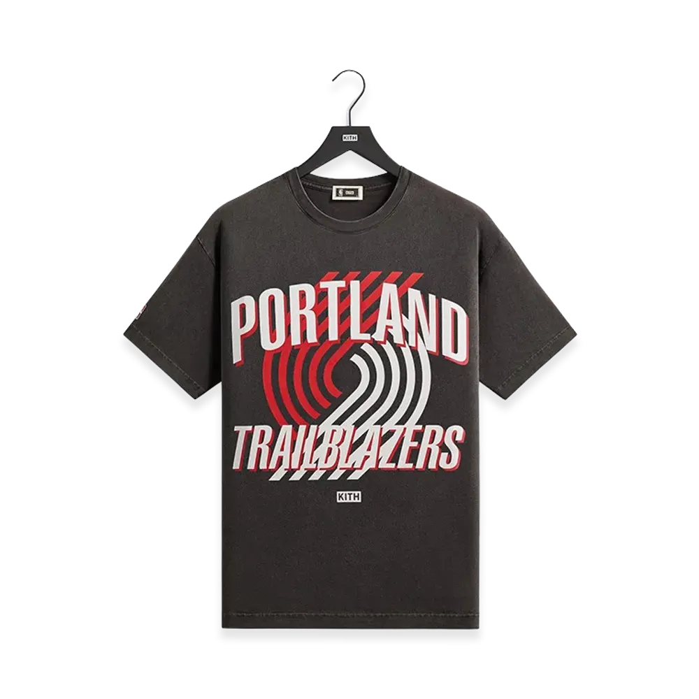Kith x NBA All-Star Portland Trail Blazers Vintage Tee "Black"