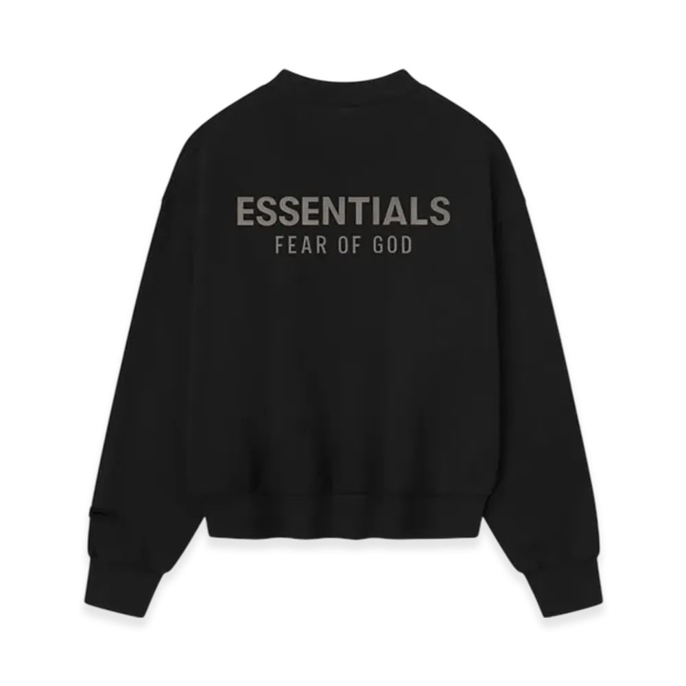 FEAR OF GOD ESSENTIALS Classic Crewneck Sweatshirt "Jet Black"