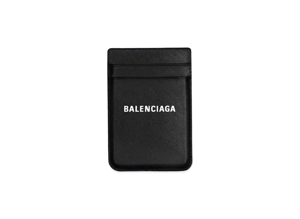 バレンシアガ キャッシュ マグネットカードホルダー グレイン カーフ