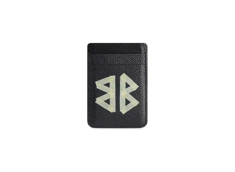 BALENCIAGA Cash Magnet Card Holder "Black"