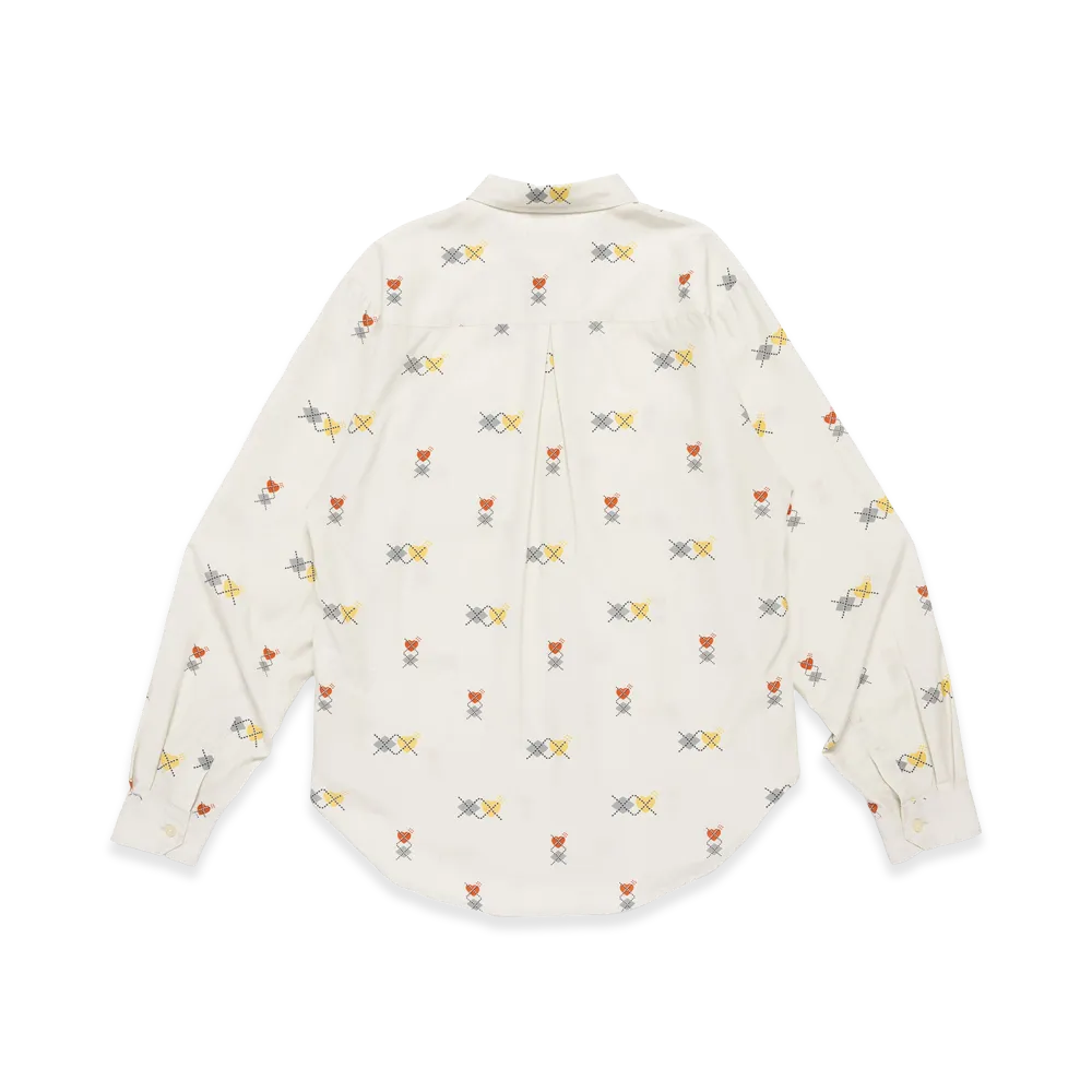 HUMAN MADE Printed Shirt "White"