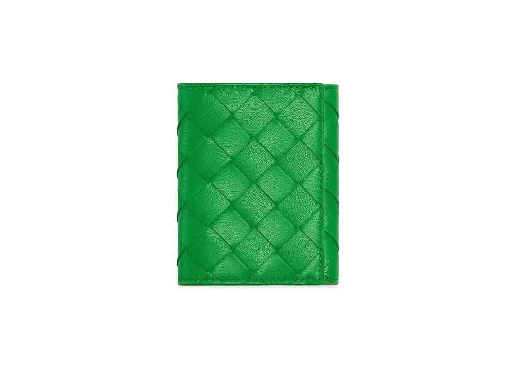 Bottega Veneta Bifold Card Holder "Parakeet"