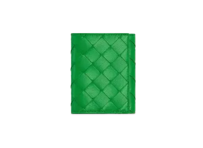 Bottega Veneta Bifold Card Holder "Parakeet"