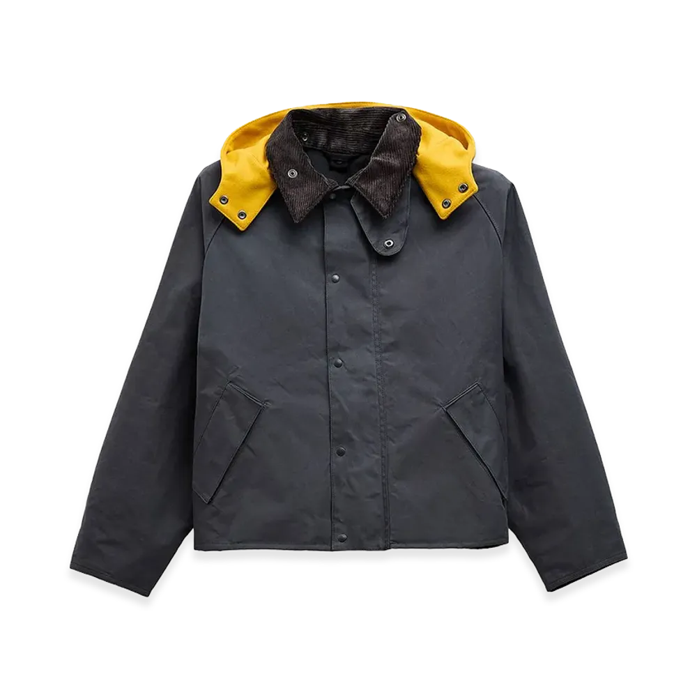 Barbour x KAPTAIN SUNSHINE Short Cruiser Jacket "Gray"