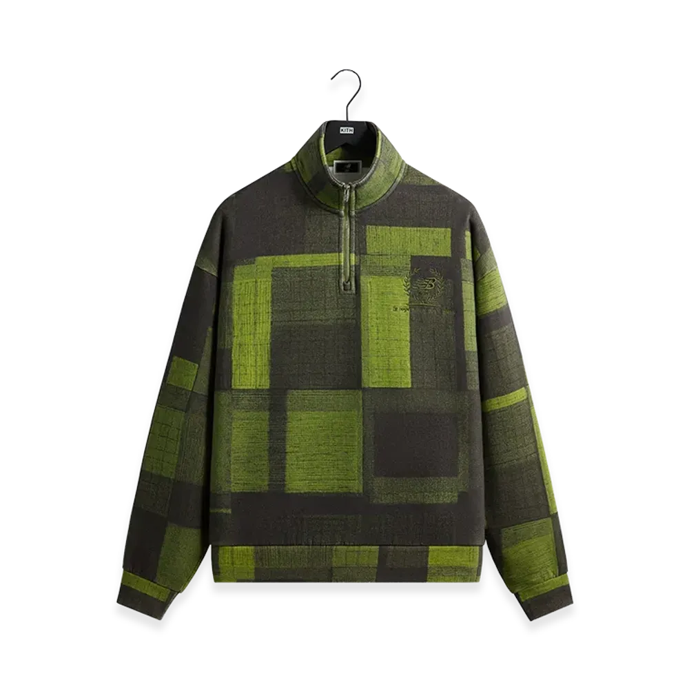 Kith x New Balance Woodblock Nelson Quarter Zip "Calliste"