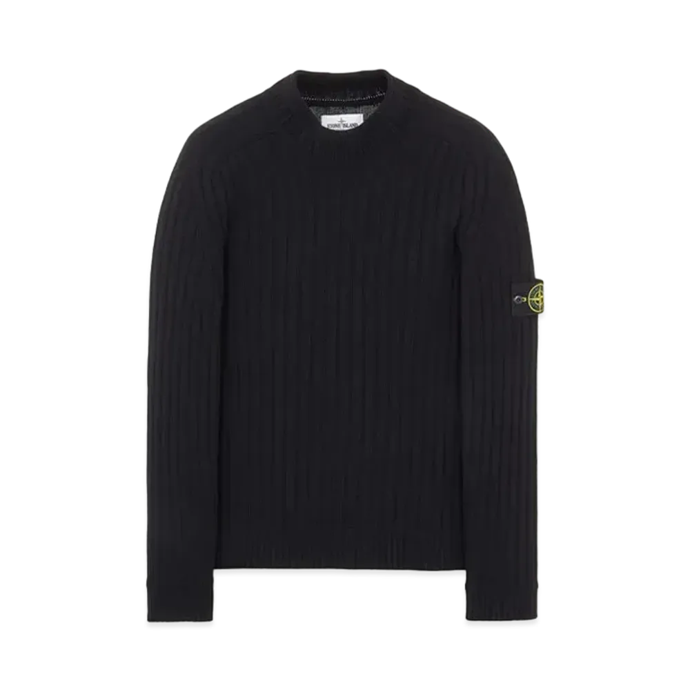 Stone Island 537B6 GEELONG WOOL "Black"