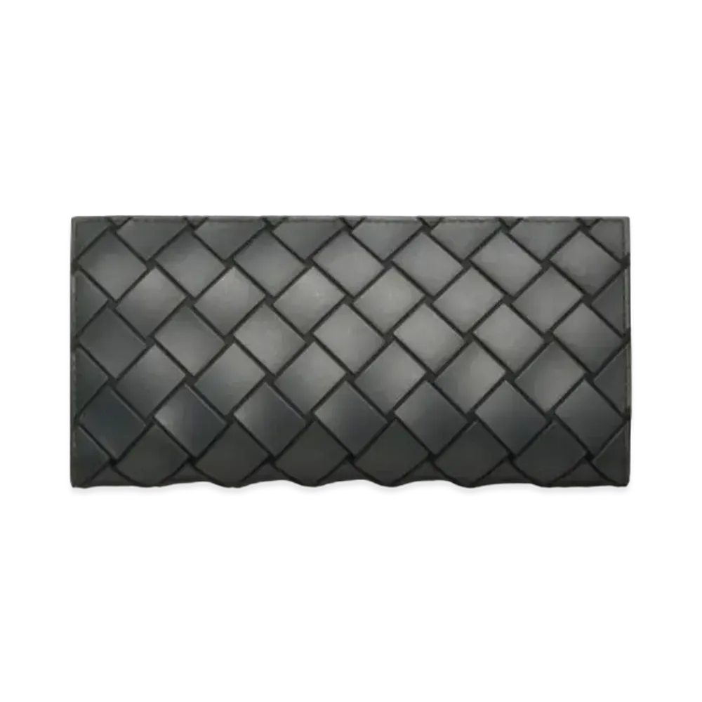 Bottega Veneta Slim Long Wallet "Camping"