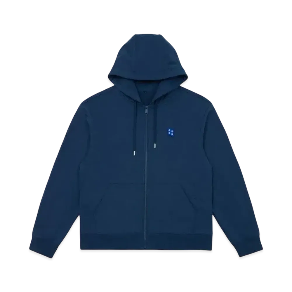 ADERERROR Tag Hoodie Zip-Up 01 "Navy"