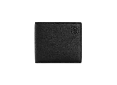 LOEWE Bifold Wallet In Soft Grained Calfskin "Black"