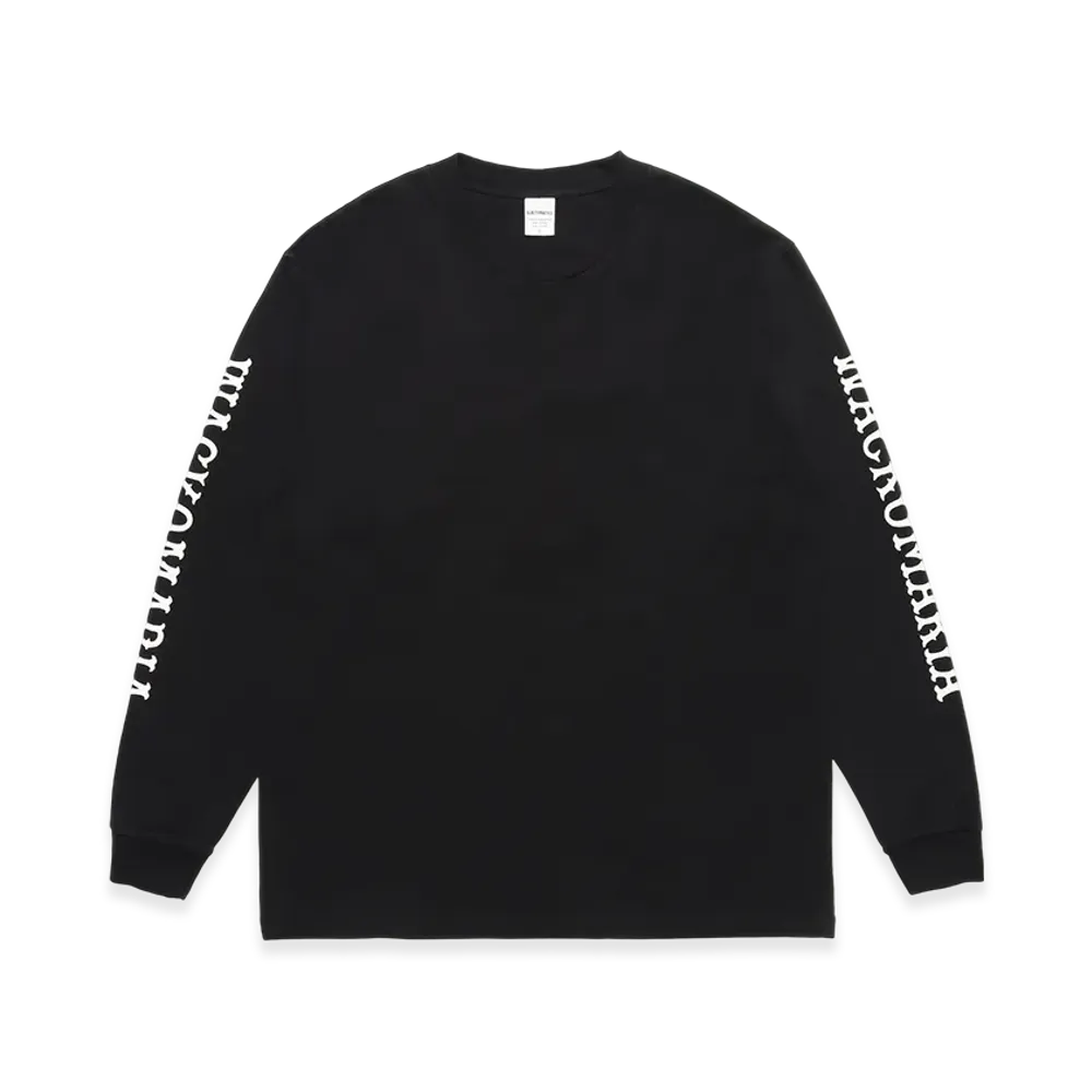 WACKO MARIA Washed Heavy Weight Long Sleeve T-Shirt "Black"
