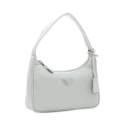 PRADA Women's Handbag Mini Shoulder Bag Re-Edition 2000 Re-Nylon "Fiordaliso"