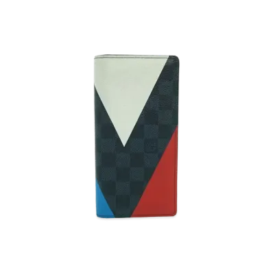 Louis Vuitton Brazza Wallet Damier Cobalt Regatta