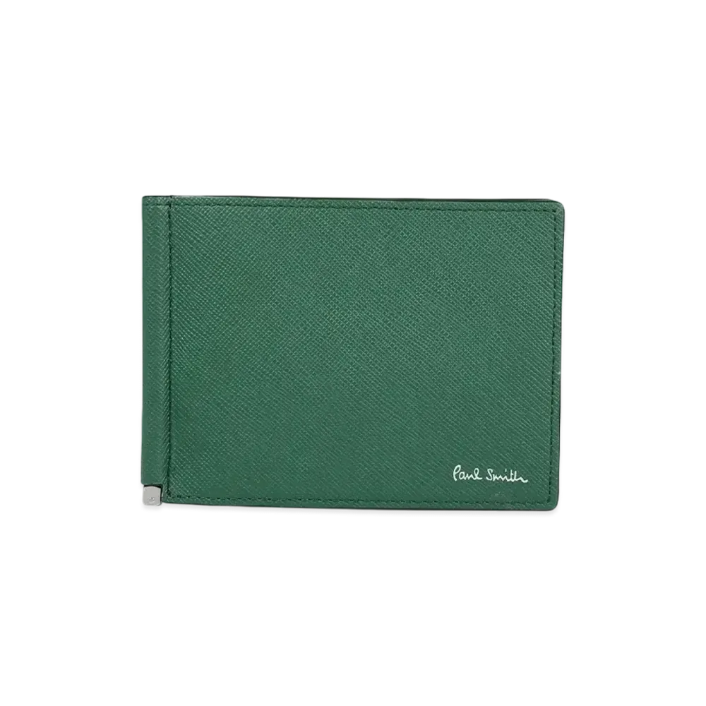 Paul Smith Bright Stripe Puller Money Clip "Green"