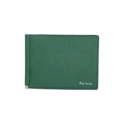 Paul Smith Bright Stripe Puller Money Clip "Green"