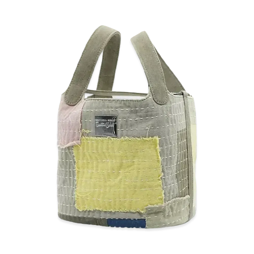 EMOTIONAL WORLD TIMELINE Vintage Bucket Bag "MULTI"