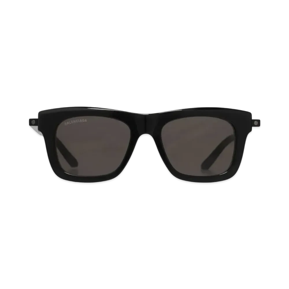 BALENCIAGA BB0161S-001 Front: "Black" Temple: "Black" Lens: "Gray"