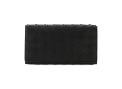 Bottega Veneta Leather Wallet "Black"