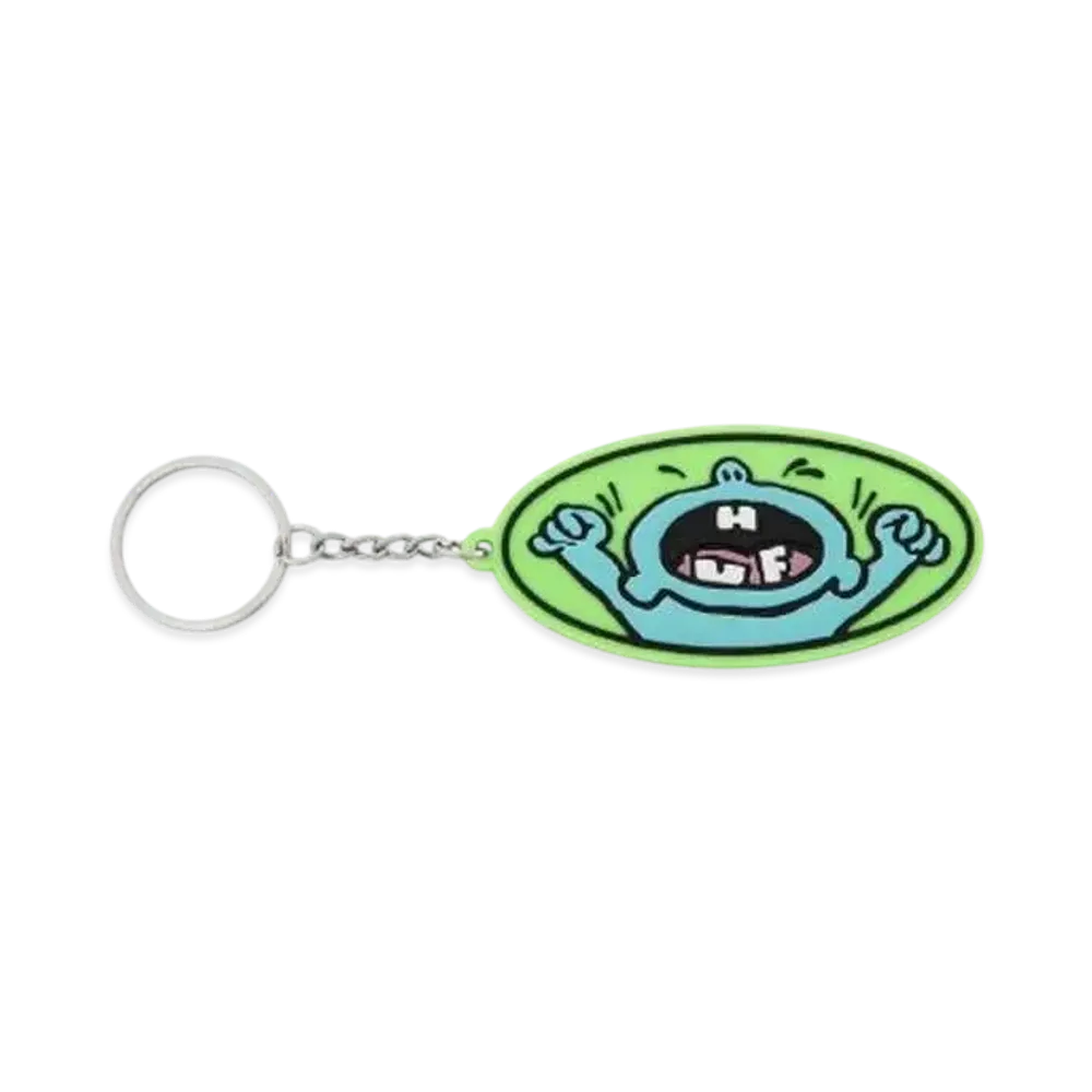 HUF Winter 24 Cry Baby Keychain "Green"