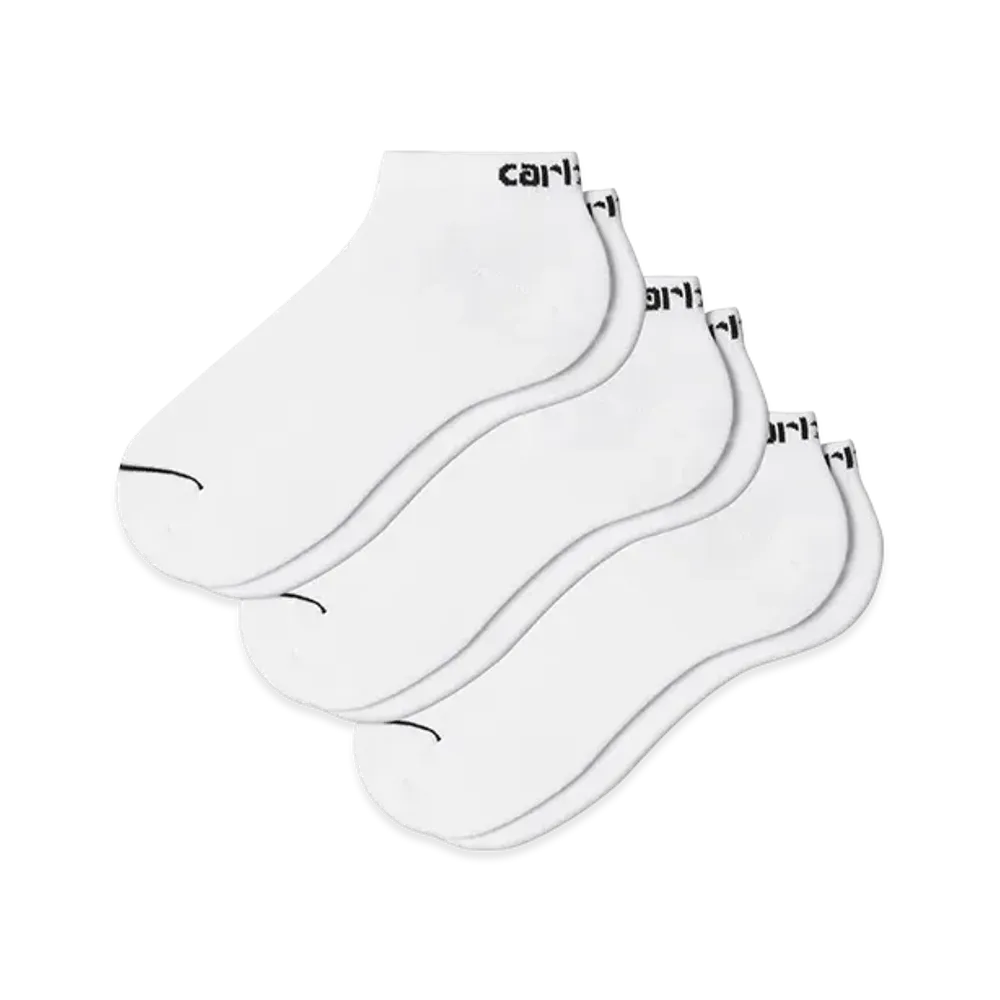 Carhartt WIP Script Sneakers Socks "White/Black"