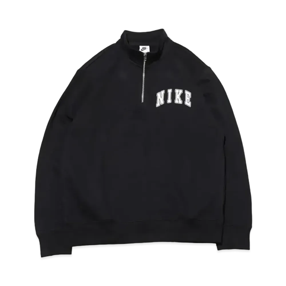 Nike Club BB Arch Half Zip L/S Top "Black"