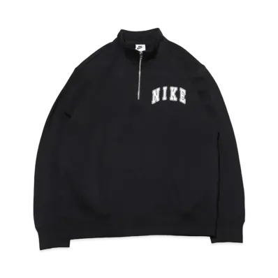 Nike Club BB Arch Half Zip L/S Top "Black"